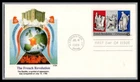 US FDC # C120 45c French Revolution Fleetwood   1989, 9p1045