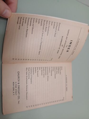 “Un amico bisognoso” – Libretto Medicinale Promo Braccio e Martello Bicarbonato di Sodio, 1933 - Foto 5 di 5