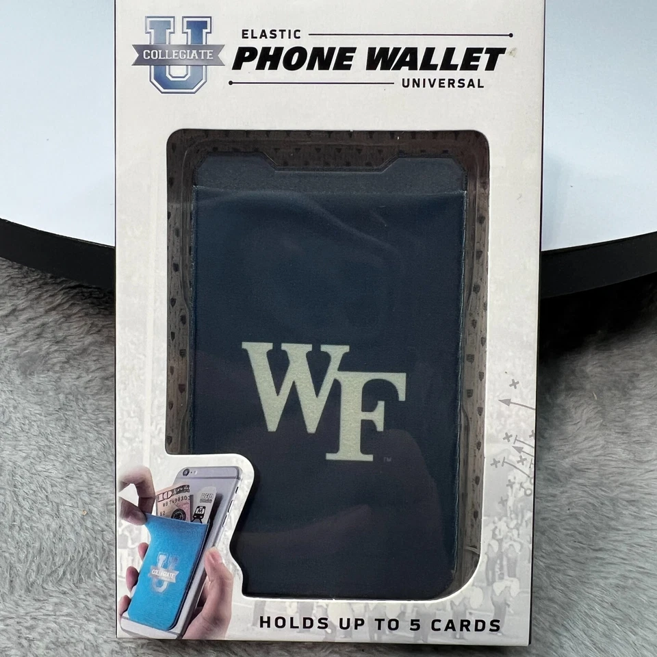 Cartera de teléfono Wake Forest Demon Deacons elástica universal con mercancía 3M NCAA Foto 3 de 4