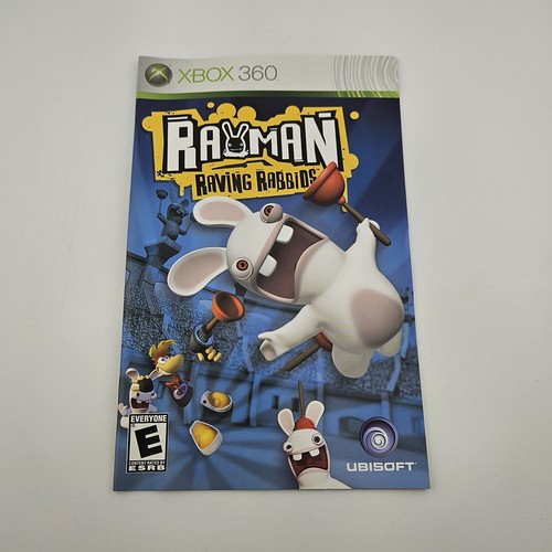 Rayman Raving Rabbids Xbox 360 2007 Complete With Manual And Art Book - Picture 10 of 13