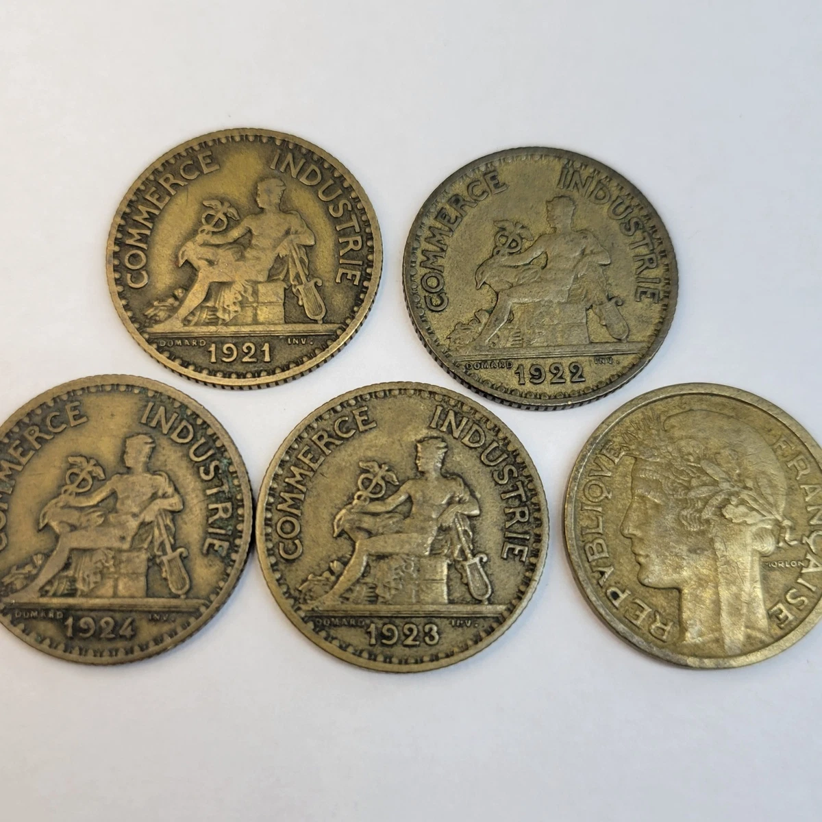 Aluminum-Bronze 1921 Year French Coins for sale | eBay