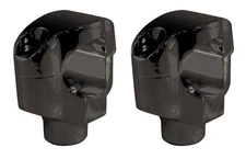 V-Factor 41003 Black 1-1/2" Tall Risers for 1-1/4" Handlebars for Softail Custom