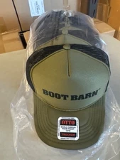 12 (1 Dozen) Boot Barn Trucker Hat Green Black Otto Mesh Snapback Western Cowboy