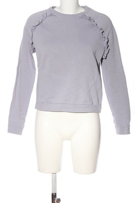 H&M DIVIDED Sweatshirt Damen Sweat Gr. DE 38 hellgrau Casual-Look