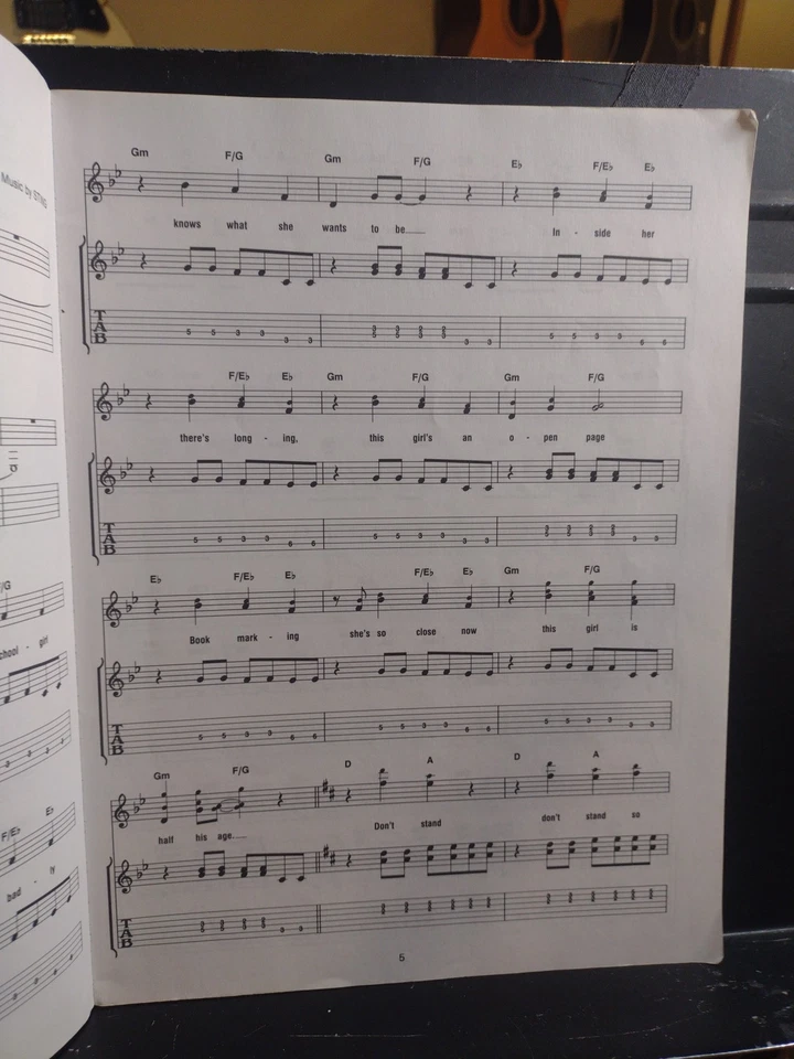 Police Songbook The Best Of Police Tab , Guitar Recorded Versions Tablature VG - Image 4 of 4