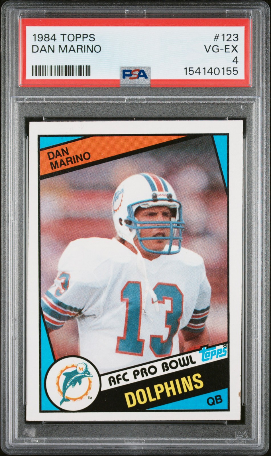 1984 TOPPS #123 DAN MARINO PSA 4