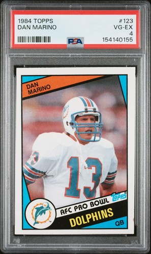 1984 TOPPS #123 DAN MARINO PSA 4