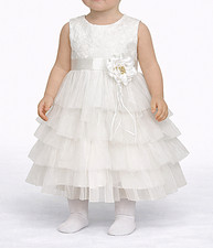 Taufkleid Blumenmädchen Babykleid Mädchen Festkleid Stirnband 68 74 80 86