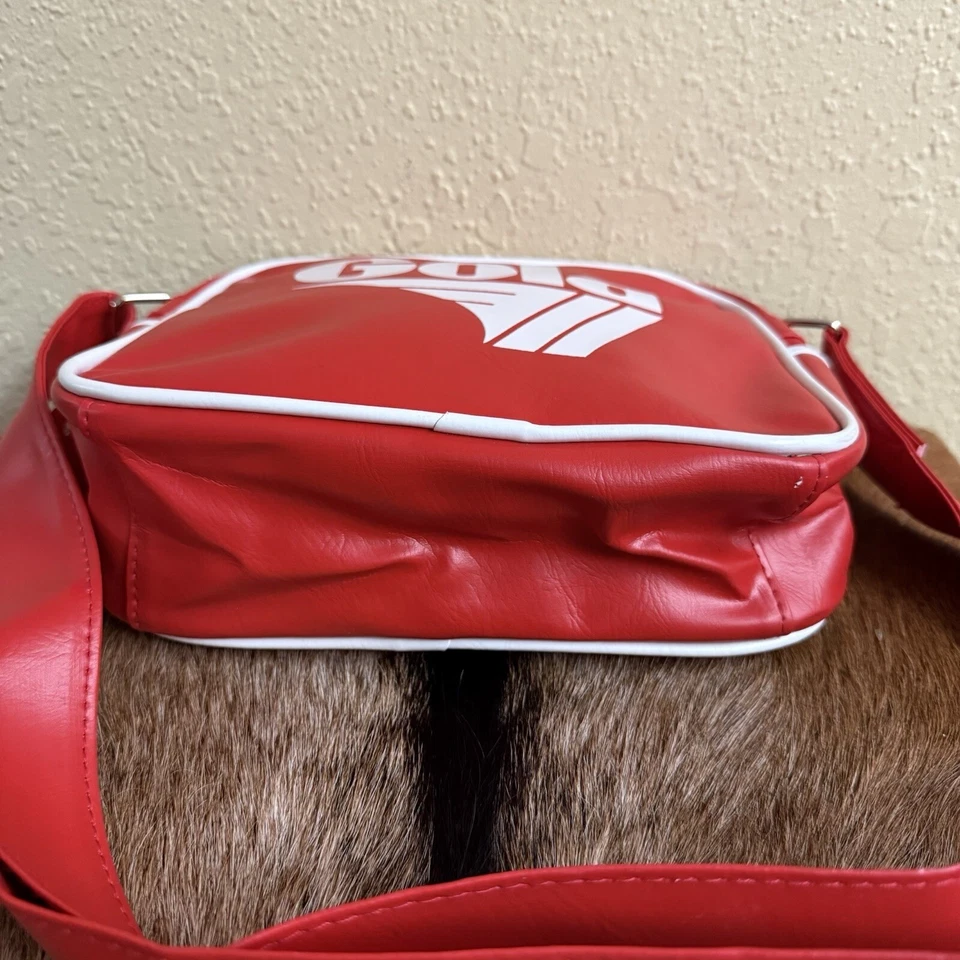 Bolsa carteiro Gola Classics Micro Redford unissex vermelha branca pequena mini retrô LEIA - Imagem 2 de 4