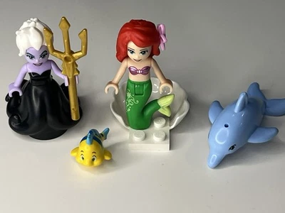 Lego Disney Princess Ariel Ursula Mini Doll Figures with Flounder Lot - Image 1 of 4