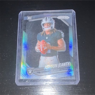 Panini 2025 Prizm Silver Football Ashton Jeanty Las Vegas Raiders Rookie 421