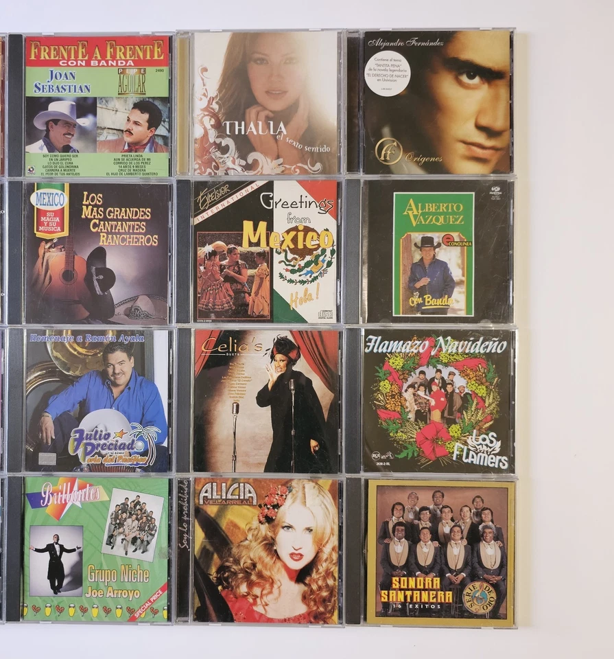 Colección de música pop y cumbia latina y mexicana Lot of 20 CDs Foto 3 de 4