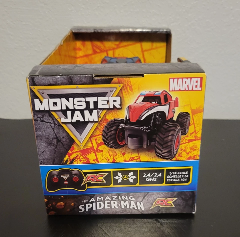 Monster Jam Marvel The Amazing 蜘蛛侠遥控怪物卡车 1: 24 比例 — 第 3/4 张图片