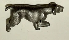 Rawcliffe Pewter Pointer Dog Miniature Figurine 1.5 Inches Dollhouse READ