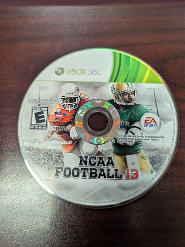NCAA Football 13 (Microsoft Xbox 360, 2012) NO TRACKING - DISC ONLY