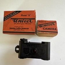 Vintage UNIVEX "Model A" Miniature Camera - Made in USA- W/box