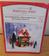 Dept 56 North Pole - Fifty-Six Wagon Factory - #6013433 - NIB - Free Ship