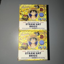 Dr Squatch X ONE PIECE Limited Edition Straw Hat Bricc Luffy Bar Soap - 2 Pack