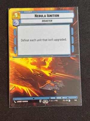 Nebula Ignition XJTL 342 Hyperspace Jump to Lightspeed Star Wars Unlimited