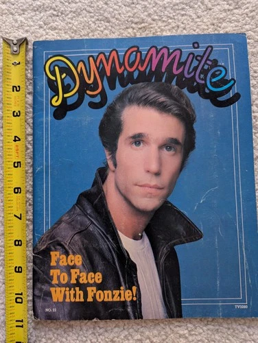 Dynamite Magazine 1976 Skateboarder happy days fonzie baseball cards skating