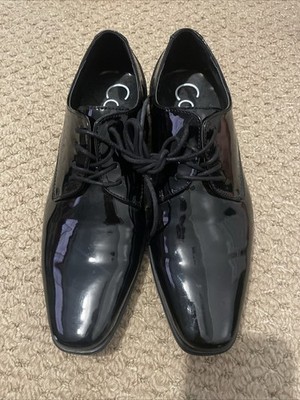 Calvin Klein Brodie Men's Oxford Patent Leather size