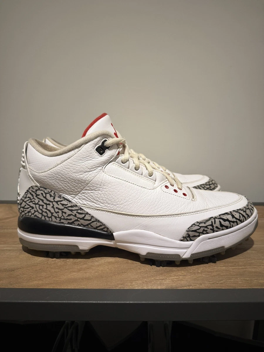 Jordan 3 Golf White Cement for Sale | Authenticity Guaranteed | eBay