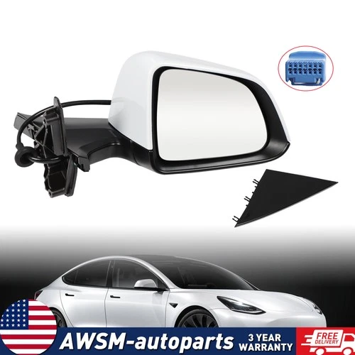 Heated For Tesla Model Y 2020-2023 Power Fold Mirror Right Passenger New