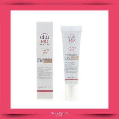 Elta MD UV AOX Eye Tinted SPF30 11g 0.4oz EXP 10/2026 NEW FAST SHIP