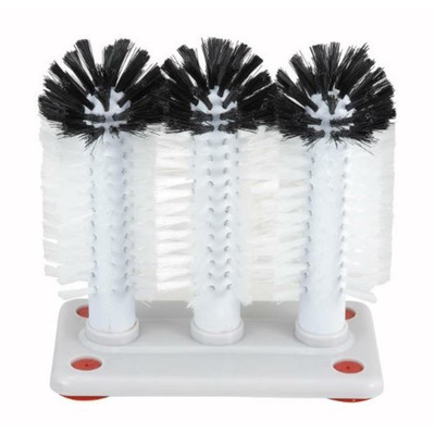 #ad Winco 83157 3 Brush Manual Glass amp; Bottle Washer $33.32