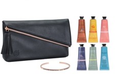 Crabtree Evelyn Party Nights 6 Scents Hand Therapy Explorer Bracelet Pouch