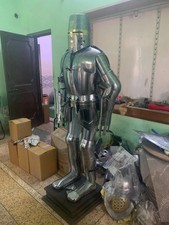 Medieval Armor Suit Knight Templar Full Body Armour Costume Crusader Halloween