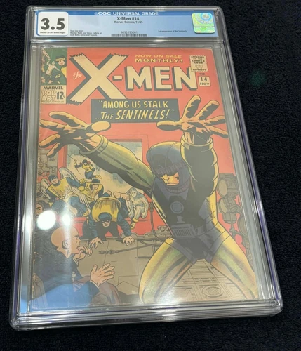 X-Men #14 (Nov 1965) ✨ Graded 3.5 CREAM TO OFF-WHITE by CGC ✔ 1st App Sentinels
