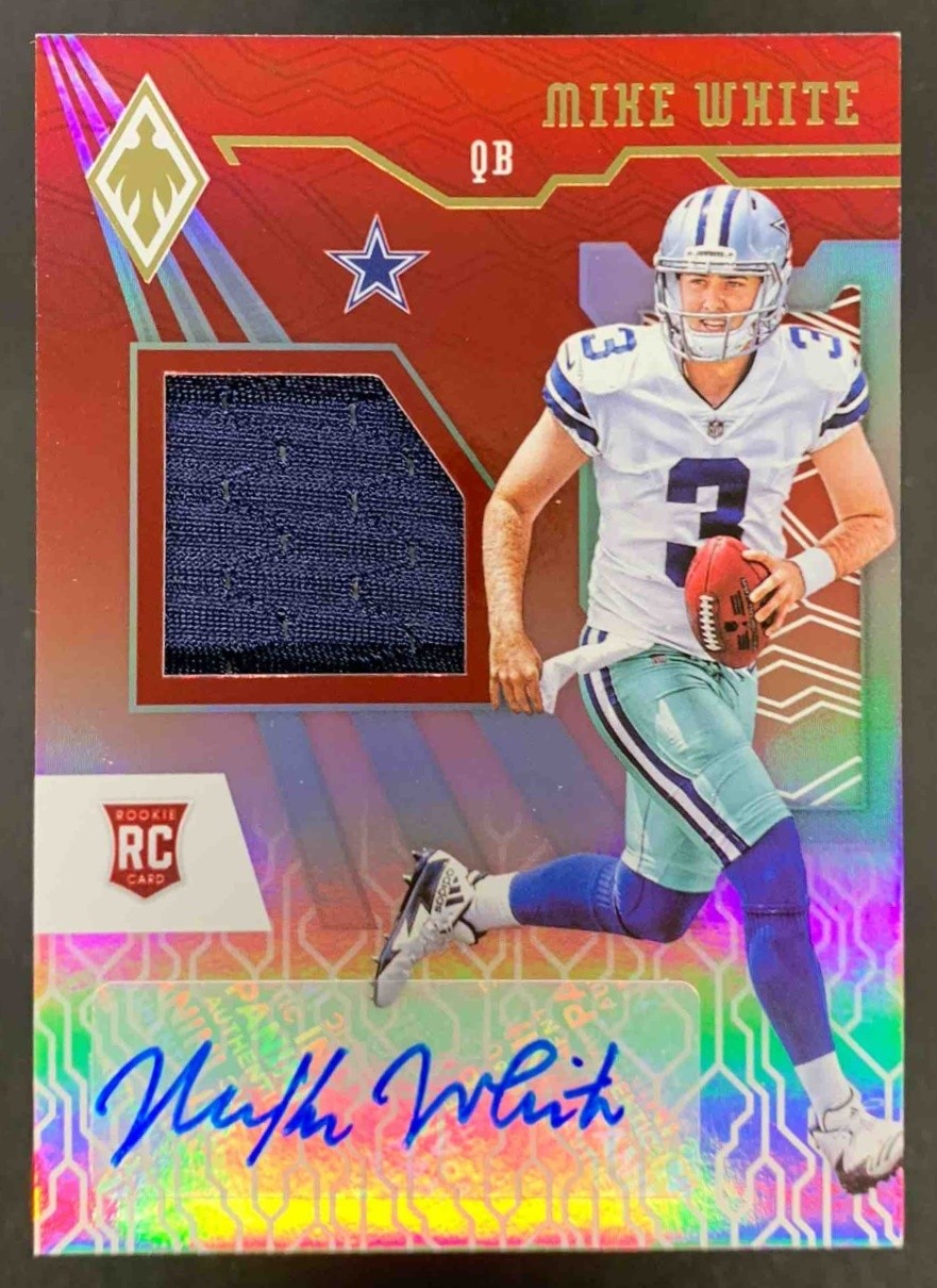 Mike White 2018 Panini Phoenix RPS Rookie Auto Patch RC Cowboys /160