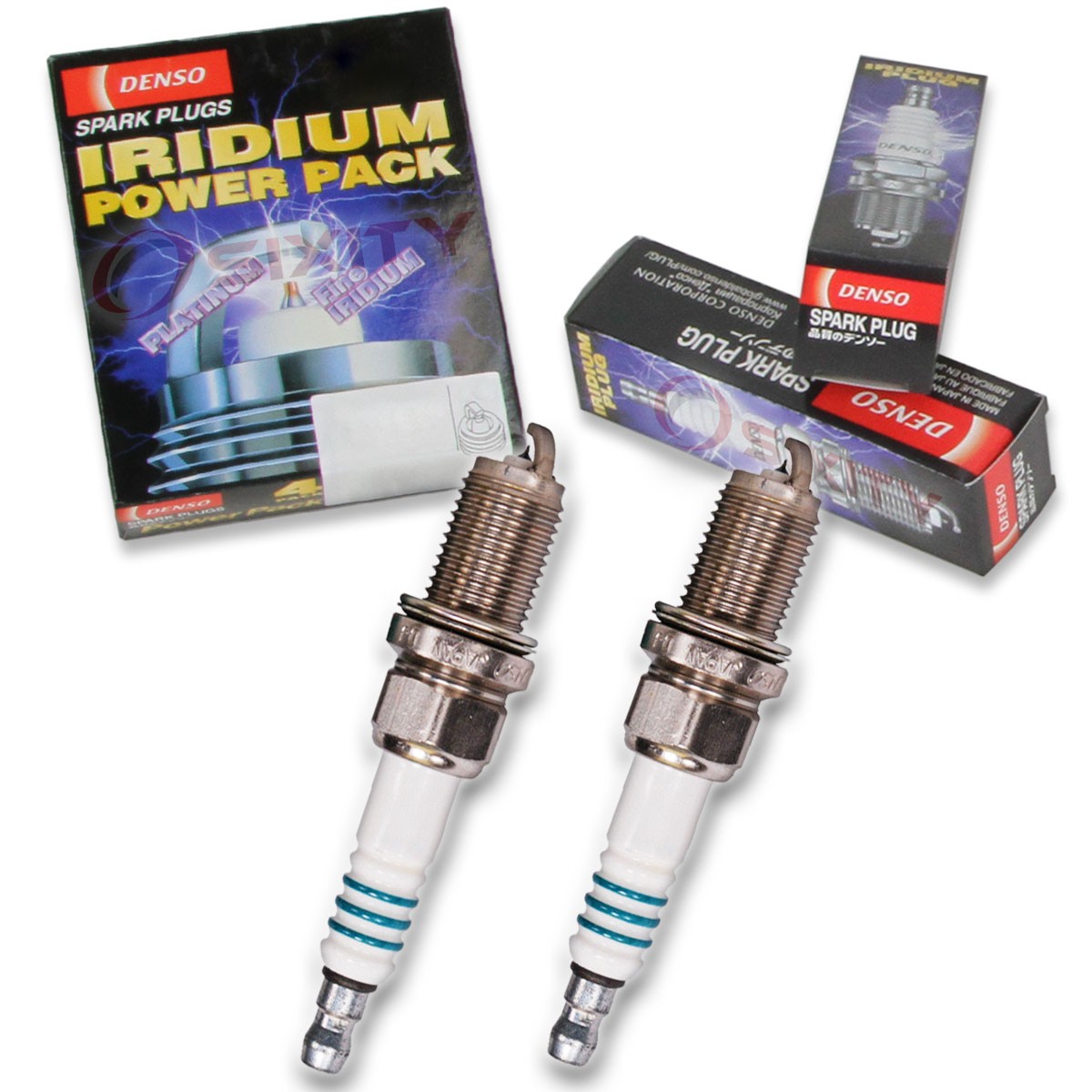 2 pc Denso Iridium Power Spark Plug for Honda VTX1800T 2007 Tune Up Kit nd
