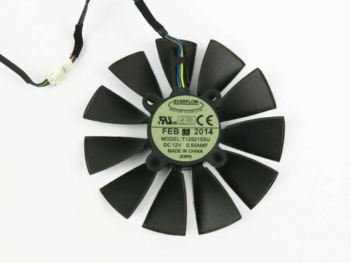 Pair Fans Cooler Fan For ASUS GTX 980 970 GTX 780Ti T129215SU 95mm Graphics Card - Afbeelding 4 van 5
