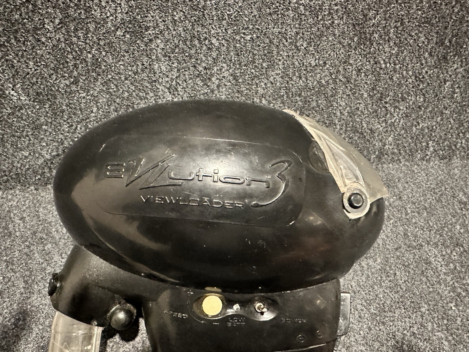 Evlution 3 Viewloader Egg Black Electronic Paintball Loader Hopper