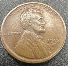 1912-D Lincoln Wheat Cent Penny in VF Condition