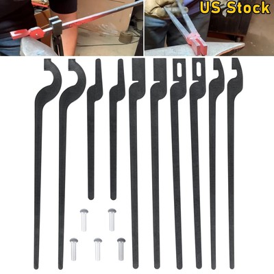 Five Types DIY Rapid Tongs Bundle Kit with Rivets For Blacksmith or Beginners