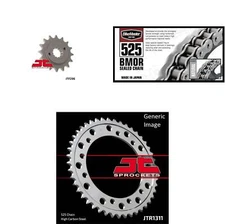 525 BMOR Chain Natural, Front & Rear Sprocket Kit HONDA NT650 Hawk GT 1988-1991