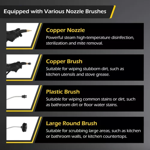 3800W Steam Cleaner Brush High Temperature Clean Pressure Steam Mechine AU Plug - Picture 9 of 17