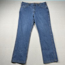 Duluth Trading Jeans Mens 37x32 Flex Ballroom Denim Classic Workwear Heavy