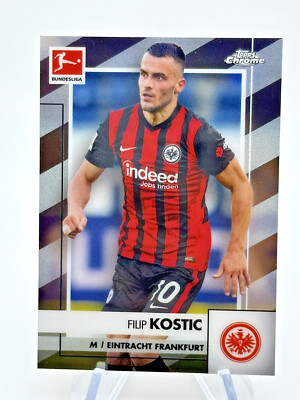 Filip Kostic 2020-21 Topps Chrome Bundesliga #39 Eintracht Frankfurt