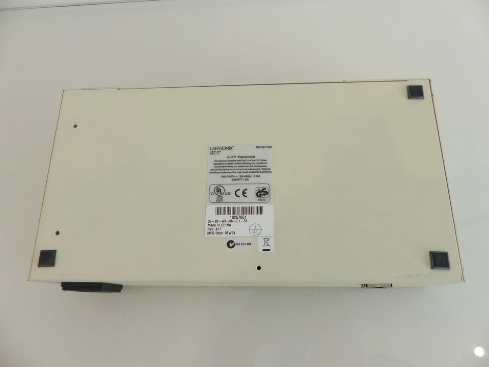 Lantronix EPS2-100 Multi Port Print Server Druckserver gebraucht - Bild 3 von 3