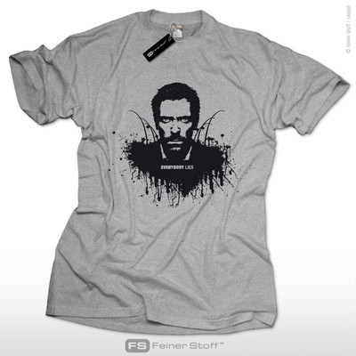 Everybody lies Dr House S-3XL Kult Fan T-Shirt MD it's not lupus DVD Staffel