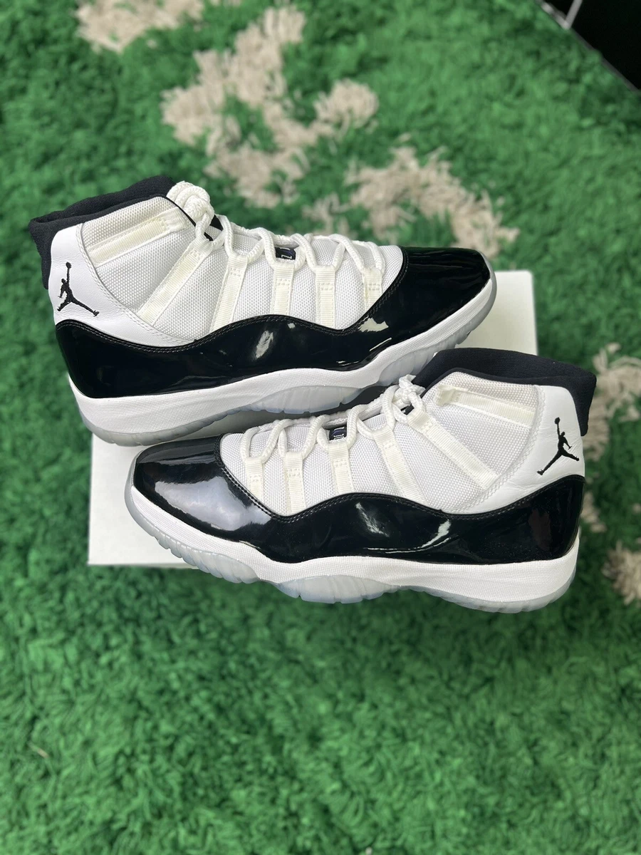 Nike Air Jordan 11 Concord 2018 size 11.5 378037-100 OG XI White Black  Clean | eBay