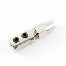 Steel Flex Collet Coupler for 4mm Motor Shaft and 3.18mm(1/8 Inch) Flex Cable