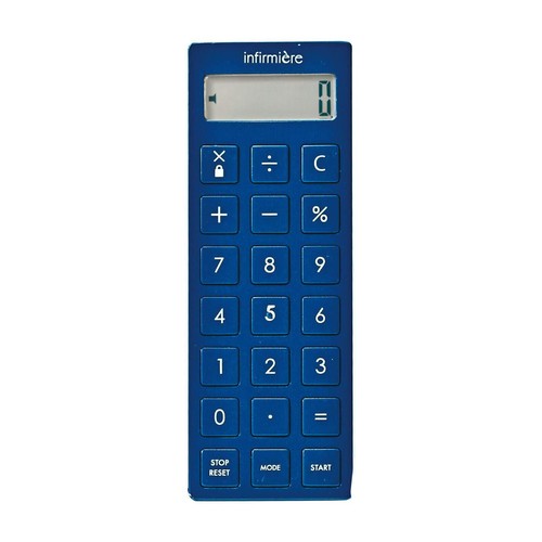 Enfamie Calculator Timer with Clock Nursing Care Dretec Nurse Goods