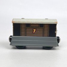 VTG 2001 Thomas Wooden Railway TOBY THE TRAM LOCOMOTIVE 7 Magnetic Train