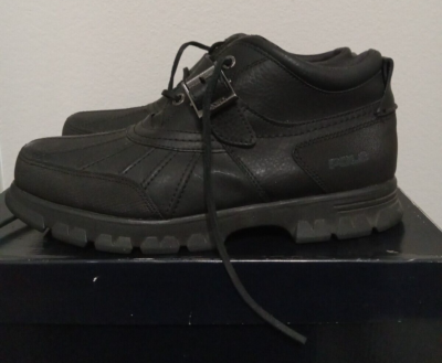 Polo Ralph Lauren Dover II Boots, Men's, Size 12 Black