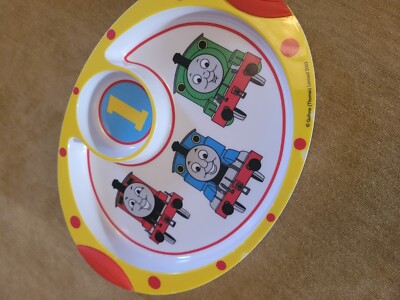 Thomas The Train Geschirr Melamin Teller Divided Zak Designs Vintage 2003 Selten